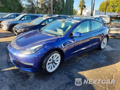 2022 TESLA MODEL 3 5YJ3E1EA3NF371622 - główne zdjęcie licytacji z USA - miniatura