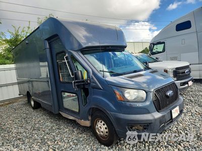 Czwarte zdjęcie samochodu z boku: 2022 FORD TRANSIT T-350 HD VIN:1FDDF6P81NKA51593 - miniatura