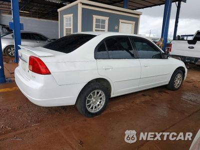 Trzecie zdjęcie samochodu z tyłu: 2002 HONDA CIVIC LX VIN:1HGES16572L068436 - miniatura