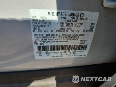 Zdjęcie 13 z 13 samochodu: 2026 FORD EXPLORER ACTIVE VIN:1FMUK8DH6TGA74086 - miniatura
