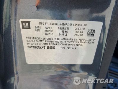 Zdjęcie 12 z 12 samochodu: 2011 CHEVROLET IMPALA LT VIN:2G1WB5EKXB1269652 - miniatura