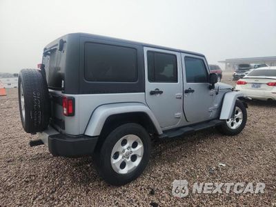 Trzecie zdjęcie samochodu z tyłu: 2015 JEEP WRANGLER UNLIMITED SAHARA VIN:1C4BJWEG9FL693818 - miniatura