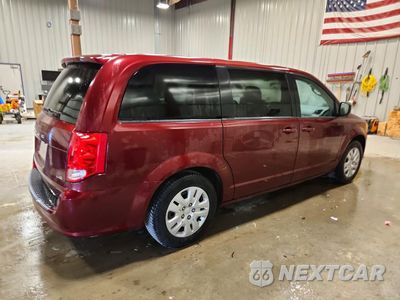 Trzecie zdjęcie samochodu z tyłu: 2018 DODGE GRAND CARAVAN SE VIN:2C4RDGBG2JR238860 - miniatura