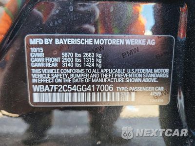 Zdjęcie 12 z 12 samochodu: 2016 BMW 750 XI VIN:WBA7F2C54GG417006 - miniatura