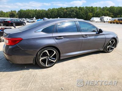 Trzecie zdjęcie samochodu z tyłu: 2018 HONDA ACCORD SPORT VIN:1HGCV1F30JA163198 - miniatura