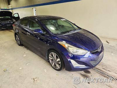 Czwarte zdjęcie samochodu z boku: 2014 HYUNDAI ELANTRA LIMITED VIN:5NPDH4AE9EH513477 - miniatura