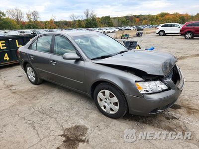 Czwarte zdjęcie samochodu z boku: 2010 HYUNDAI SONATA GLS VIN:5NPET4AC4AH648426 - miniatura