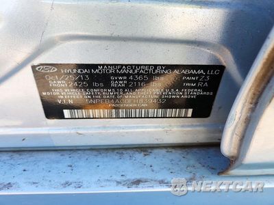 Zdjęcie 13 z 13 samochodu: 2014 HYUNDAI SONATA GLS VIN:5NPEB4AC0EH839432 - miniatura