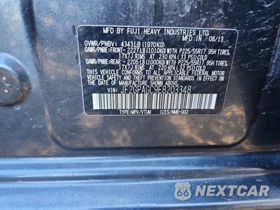 Zdjęcie 12 z 12 samochodu: 2014 SUBARU XV CROSSTREK 2.0 LIMITED VIN:JF2GPAGC9E8203348 - miniatura