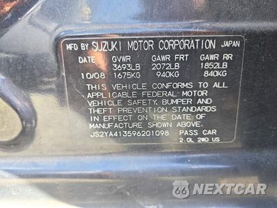 Zdjęcie 12 z 12 samochodu: 2009 SUZUKI SX4 TECHNOLOGY VIN:JS2YA413596201098 - miniatura