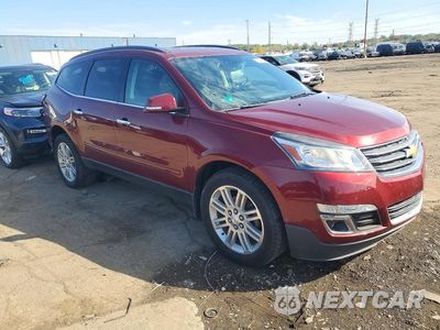 Czwarte zdjęcie samochodu z boku: 2015 CHEVROLET TRAVERSE LT VIN:1GNKRGKD6FJ266317 - miniatura