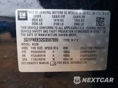 Zdjęcie 13 z 13 samochodu: 2016 CADILLAC SRX LUXURY COLLECTION VIN:3GYFNEE32GS587889 - miniatura