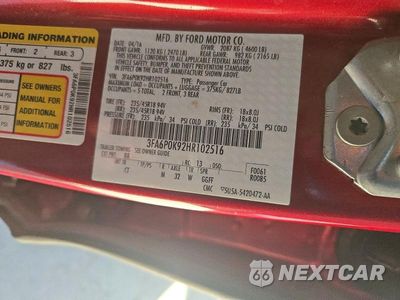 Zdjęcie 12 z 12 samochodu: 2017 FORD FUSION TITANIUM VIN:3FA6P0K92HR102516 - miniatura