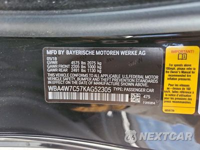 Zdjęcie 12 z 12 samochodu: 2019 BMW 440I VIN:WBA4W7C57KAG52305 - miniatura