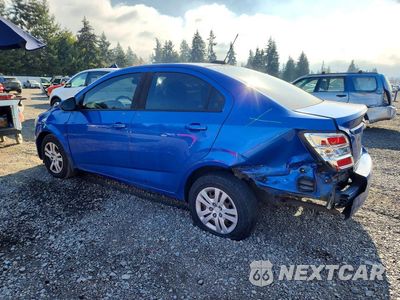 Drugie zdjęcie samochodu z przodu: 2017 CHEVROLET SONIC LS VIN:1G1JB5SG8H4126478 - miniatura