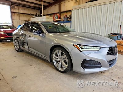 Czwarte zdjęcie samochodu z boku: 2023 ACURA TLX TECHNOLOGY VIN:19UUB5F47PA005110 - miniatura