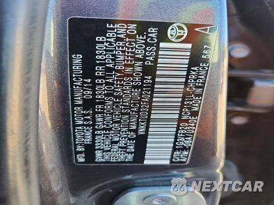 Zdjęcie 12 z 12 samochodu: 2015 TOYOTA YARIS 5-DOOR LE VIN:VNKKTUD32FA021194 - miniatura