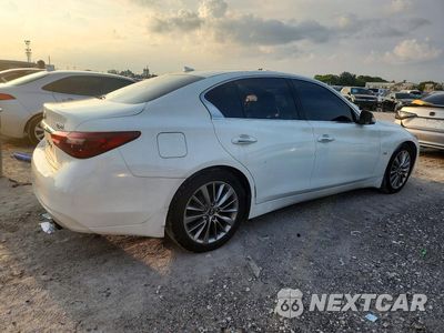 Trzecie zdjęcie samochodu z tyłu: 2018 INFINITI Q50 3.0T LUXE VIN:JN1EV7AP1JM591030 - miniatura