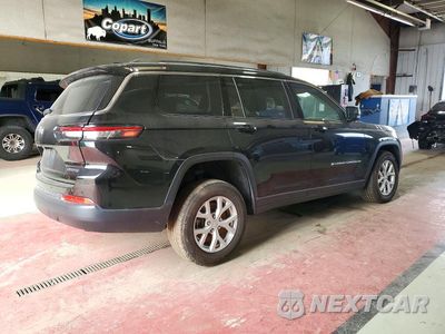 Trzecie zdjęcie samochodu z tyłu: 2024 JEEP GRAND CHEROKEE L LIMITED VIN:1C4RJKBG0R8927525 - miniatura