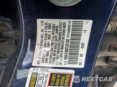 Zdjęcie 12 z 12 samochodu: 2007 HONDA CIVIC EX VIN:1HGFA16867L031502 - miniatura