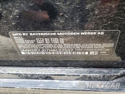 Zdjęcie 13 z 13 samochodu: 2022 BMW 330XI VIN:3MW5R7J07N8C27537 - miniatura