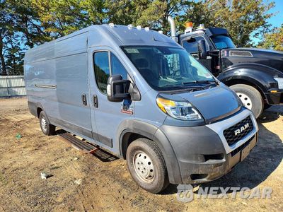 Czwarte zdjęcie samochodu z boku: 2021 RAM PROMASTER 3500 DELIVERY VAN VIN:3C6MRVJG8ME563205 - miniatura
