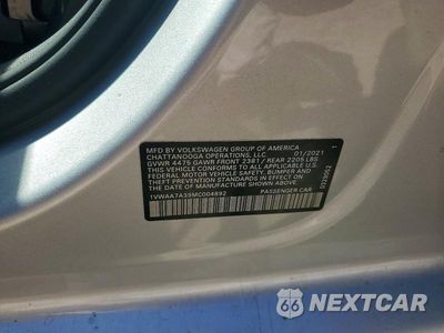 Zdjęcie 12 z 12 samochodu: 2021 VOLKSWAGEN PASSAT S VIN:1VWAA7A39MC004892 - miniatura