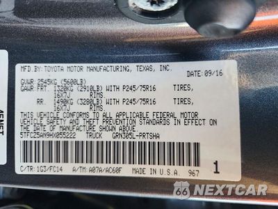 Zdjęcie 12 z 12 samochodu: 2017 TOYOTA TACOMA SR5 V6 VIN:5TFCZ5AN9HX055222 - miniatura