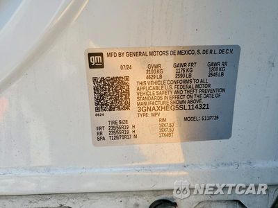 Zdjęcie 13 z 13 samochodu: 2025 CHEVROLET EQUINOX LT VIN:3GNAXHEG5SL114321 - miniatura