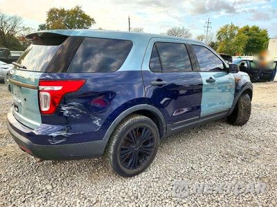 Trzecie zdjęcie samochodu z tyłu: 2014 FORD EXPLORER POLICE INTERCEPTOR VIN:1FM5K8AR0EGB69215 - miniatura