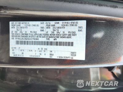 Zdjęcie 13 z 13 samochodu: 2016 FORD ESCAPE TITANIUM VIN:1FMCU0J92GUC78380 - miniatura