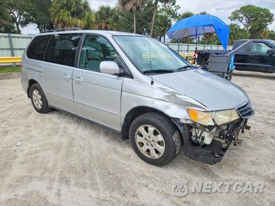 Czwarte zdjęcie samochodu z boku: 2004 HONDA ODYSSEY EX VIN:5FNRL186X4B024293 - miniatura