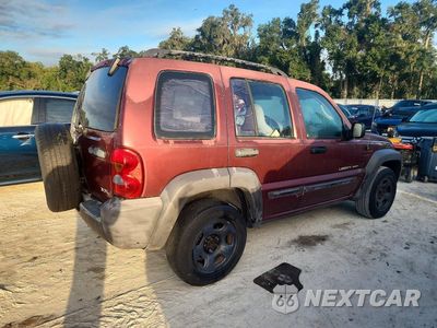 Trzecie zdjęcie samochodu z tyłu: 2003 JEEP LIBERTY SPORT VIN:1J4GK48K93W622176 - miniatura