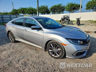 Czwarte zdjęcie samochodu z boku: 2021 HONDA CIVIC EX VIN:19XFC1F30ME007701 - miniatura