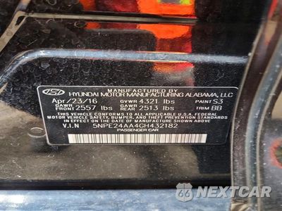 Zdjęcie 13 z 13 samochodu: 2016 HYUNDAI SONATA ECO VIN:5NPE24AA4GH432182 - miniatura