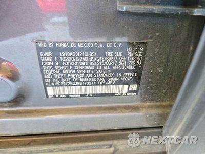 Zdjęcie 13 z 13 samochodu: 2024 HONDA HR-V LX VIN:3CZRZ2H33RM779244 - miniatura