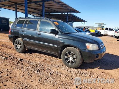 Czwarte zdjęcie samochodu z boku: 2007 TOYOTA HIGHLANDER HYBRID VIN:JTEEW21A470038845 - miniatura