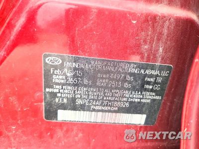 Zdjęcie 12 z 12 samochodu: 2015 HYUNDAI SONATA SE VIN:5NPE24AF7FH188926 - miniatura
