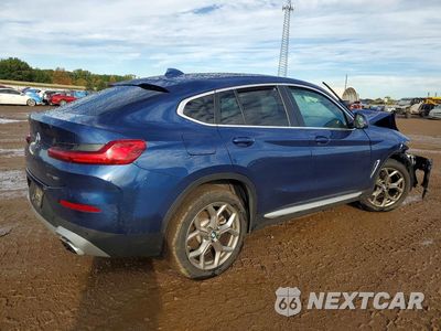 Trzecie zdjęcie samochodu z tyłu: 2022 BMW X4 XDRIVE30I VIN:5UX33DT01N9K09630 - miniatura