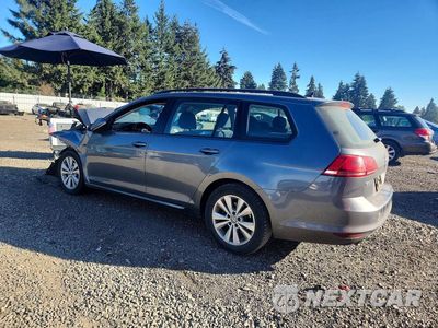 Drugie zdjęcie samochodu z przodu: 2017 VOLKSWAGEN GOLF SPORTWAGEN S VIN:3VW017AU3HM524465 - miniatura