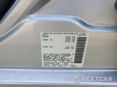 Zdjęcie 12 z 12 samochodu: 2020 NISSAN ALTIMA SV VIN:1N4BL4DV9LC262878 - miniatura