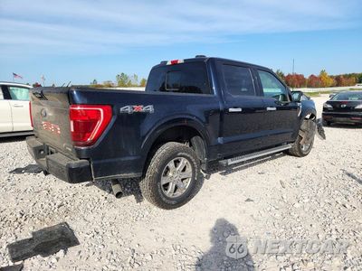 Trzecie zdjęcie samochodu z tyłu: 2022 FORD F150 SUPERCREW VIN:1FTEW1EP7NFA45229 - miniatura