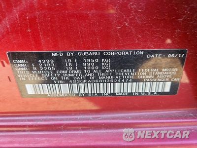 Zdjęcie 12 z 12 samochodu: 2017 SUBARU IMPREZA PREMIUM PLUS VIN:4S3GKAD68H3624474 - miniatura
