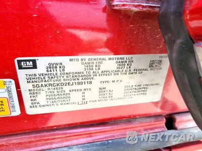 Zdjęcie 13 z 13 samochodu: 2014 BUICK ENCLAVE VIN:5GAKRCKD2EJ199118 - miniatura