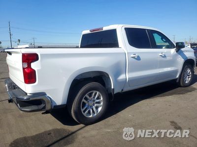 Trzecie zdjęcie samochodu z tyłu: 2022 CHEVROLET SILVERADO LTD C1500 LT VIN:3GCPWCEDXNG202602 - miniatura