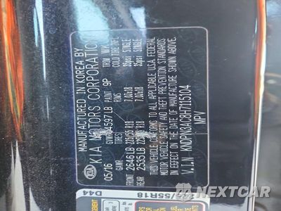 Zdjęcie 13 z 13 samochodu: 2017 KIA SPORTAGE EX VIN:KNDPN3AC8H7115104 - miniatura