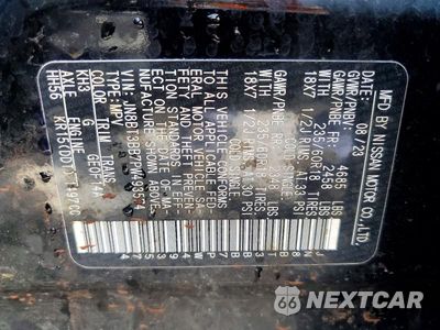 Zdjęcie 14 z 14 samochodu: 2023 NISSAN ROGUE SV VIN:JN8BT3BB7PW493574 - miniatura