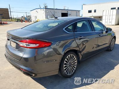 Trzecie zdjęcie samochodu z tyłu: 2018 FORD FUSION SE VIN:3FA6P0H97JR184367 - miniatura