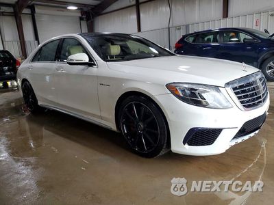 Czwarte zdjęcie samochodu z boku: 2016 MERCEDES-BENZ S 63 AMG VIN:WDDUG7JB0GA266134 - miniatura