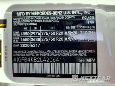 Zdjęcie 13 z 13 samochodu: 2020 MERCEDES-BENZ GLE 350 4MATIC VIN:4JGFB4KB2LA206411 - miniatura